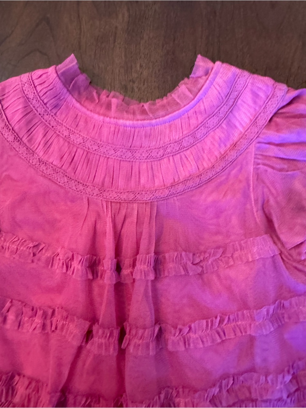 Mini Boden Ruffle Tiered Dress - Picture 7 of 10